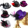 Party Hats Fun Hair Clip Top Hat 50% rabatt för 3st bröllop Favor Bride Bridesmaid Födelsedag Baby Shower Disco Fashion Event Supplies