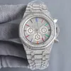 ساعة Diamond Watch اليدوية Mens المستوردة من الكوارتز توقيت الساعات 40 ملم مع الصلب المرصع بالألماس 904L SAPPHIRE WOMENT WRISTWATCH MONTRE DE LUXE