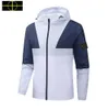 a2 plus la taille manteau pierre Veste ISLAND Designer Veste Homme Printemps Automne Manteau Coupe-Vent Zipper Robe is land Survêtement Sports de Plein Air Taille S-4XL Vêtements Homme