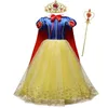 Flickklänningar Encanto Children Costume for Kids Girl 4 8 10 år Cosplay Clothes Party Princess 2 Födelsedag upp 230329