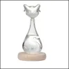 Konst och hantverk väderprognos Glass Bottle Tempo Water Drop Creative Craft Gifts Gayer Anderson Cat från British Museum FY2377 DE DHH9H