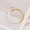 Bracelet de perles de Style bohème pour femmes Imitation perle pendentif coeur bracelets perlés mariage mariée Bracelet fête bijoux cadeaux