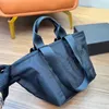 Ale Designer Sac Femmes Toile Fourre-tout Noir Sac De Voyage Casual Luxurys Sac À Main Sacs À Bandoulière Shopper Lady Sports Bandoulière Sacs 230318