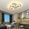 Plafondlampen led creatieve wolken en sterren kinderverlichting slaapkamer kamerlamp gemonteerd 110V 220V