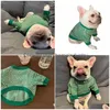 Dog Apparel Designer Pet Net Red Tide Brand Autumn And Winter Sweater Princess Teddy Cat Cute Clothes Two Legs Wear For Middle Small Dh5Og