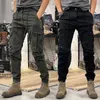 Mens Pants Trousers Special Military Pocket Work Clothes Mountaineering Outdoor Sports Equipment 230329