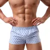 Mutande Uomo Intimo Boxer Pantaloncini Colorati Sciolti Moda Punti Casa Mutandine da uomo di alta qualità con tasca