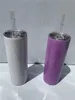 20 oz iki fonksiyon karanlık UV renk değiştiren tumbler sublimasyon tumbler güneş ışığı algılama toptan satış