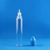 perfume bottle 100 Sets 30ml 1OZ Plastic Unicorn Pen Shape CLEAR Bottles Tamper Seal Child Safety Double Proof Cap