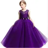 女の子のドレス年齢8 10 11 12 14年パーティーのための女の子のウェディングドレス