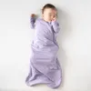 Śpiwory Kantong Tidur Serat Bambu Bayi Musim Panas Ritsleting Lembut Nyaman Kantung Baru Lahir Tanpa Lengan Untuk Anak L230328