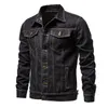 Jaquetas masculinas Famoso Mens Denim Jaqueta Homens Mulheres Roupas Designer Casual Jean Casacos Preto Azul Plus Size M-5XL Moda Slim Bomber Jackets Cowboy Wear