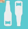 Sublimation Blank Beer Bottle Opener Silver Stainless Steel Flat Bottle Opener for Kitchen Restaurant Bar Party Tools heat transfer printer supplies