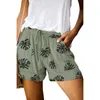 Designer Slacks for women in summer print fashion new camo leopard print high waisted straight shorts for women