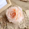 10 CM Künstliche Rose Blume Köpfe Flanell Rose Blume Wanddekoration Für Hochzeitsdekoration Hintergrundwand Geburtstage Valentinstag oder DIY