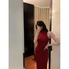 Casual klänningar yuqi elegant svart ärmlös turtleneck bodycon sexig klänning för kvinnor klubbfest tank maxi mager mode sommar 2023