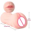 Massager Sex Toy Masturbator Aircraft Cup Men Simulated Tongue Masturbation Appliance Men's Oral Products Double Channel Invertered Film Fun