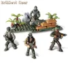 Jungle Snow Desert Combat Scene Special Force WW2 Militaire speelgoed Soldaten Actie Figuur Army Gun Vest Bouwstenen Set