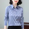 Kentsel Seksi Elbiseler Kadın Tasarımcı Blouses Moda Uzun Kollu Baskılı Yakası Gömlek Zinciri Baskı Dişi Puf Sol Elbise İçin Lüks Üstler Artı Boyutu XXXL