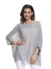 Blouses voor dames elegante solide dames chiffon shirt zomer batwing mouw losse casual streetwear strand vakantie blouse dames tops