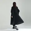 Damen-Trenchcoats 2023 Designer-Wintermantel Bubble-Ärmel, eingesteckte Taille, zweireihiger Tweed-Trenchcoat mit mittellangem Revers 230329