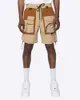 Pantalones cortos de verano para hombre, diseño de personalidad de calle principal, suelto, con múltiples bolsillos, para pies