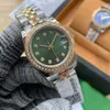女性は、ダイヤモンドレディービジネス腕時計を備えた自動機械時計31mmケースを見るモントレデクラベル