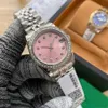 Kvinnor tittar på automatiska mekaniska klockor 31 mm fodral med diamant damer armbandsur Montre de luxe