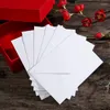 Embrulhe de presente 100 pcs envelopes brancos envelope de armazenamento de cartões para convite anúncios de casamento no chá de bebê em branco