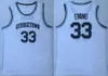 Georgetown Hoyas Basketball College 33 Allen Iverson Jerseys 3 University High School Shirt All Stitched Team Nero Grigio Verde Giallo Blu Bianco Traspirante NCAA