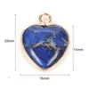 Collane con ciondolo Sedimenti marini naturali Turchesi Shoushan Stone Per gioielli che fanno Accessorio collana cuore fai da te 16 20mmPendant