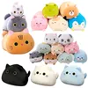 9 Style Plush Toy Bear Doll Cat Cushion Child Birthday Gift Baby Gifts Söt djurkudde Hemdocka Barn Gift A0329