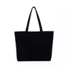 UPS 17 Colors Large Blank Canvas Shopping Bags Eco Reusable Foldable Shoulder Bag Handbag Tote Cotton Tote Bag