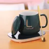 Autres outils de cuisine Coaster chauffant électrique tasse à café tasse chauffante USB alimenté pour le bureau à domicile tapis chauffant au thé au lait 55° thermostatique 230329