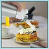 Cake Tools 500Ml Metal N2O Dispenser Cream Whipper Coffee Dessert Sauces Ice Butter Whip Aluminium Stainless Whipped Fresh Foam Make Dhcu6