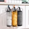 Hanging Garbage Bag Dispenser Organization Sets Storage Bag Kitchen Wall Trash Bag Dispenser Wall-mounted Grocery Bag Holder Nylon Accessory Organizer