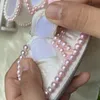 First Walkers Dollbling Baby Shoes Pink Baby Girl Shoes Wedding Party Baby Girl Dress Pography First Walker Sewing Pearls 230329