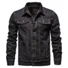 Famoso Mens Denim Jaqueta Homens Mulheres Roupas Streetwear Hip Hop Bomber Casacos Preto Azul Moda Mens Casual Jeans Jaqueta Outerwear Plus Size M-5XL