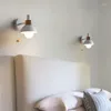 Wandlampen moderne led lamp Noordelijke ijzeren houten sconce lichten voor slaapkamer woonkamer keuken spiegel lichte badkamer huis kunst decor