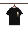 2023 Mens Designer T Shirts Amaris 프린트 패션 맨 티셔츠 최고 품질의 코튼 캐주얼 티셔츠 반소매 럭셔리 힙합 Streetwear 티셔츠 사이즈 S-XL