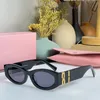 Designer donna Glimpse Occhiali da sole U11W Uomo Vintage Ovale di lusso Tonalità Guida Occhiali da sole polarizzati Occhiali da sole maschili Moda Metallo logo verticale Sunglas Eyewea