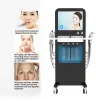 Pro 13 i 1 Hydra Dermabrasion Microdermabrasion Machine Ems RF Skin Rejuvenation fräkn borttagning Syre Jet -skal ansiktsskönhetsutrustning Skin djupt cleqaning