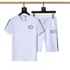 T-shirt de trajes masculino Conjunto de camisetas de luxo designer de luxo masculino feminino