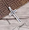 B39 S925 Sterling Silver Pendant Personligt mode Enkelt par Creative Cross Letter Net Red Hip Hop Punk Style Jewelry Lover Gift