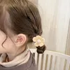 10 Pz/set Del Bambino Della Ragazza Sveglio Del Fiore Fasce Per Capelli Cravatta Per Capelli Corda Coda di Cavallo Supporto Per Bambini Morbido Scrunchies di Gomma Per Bambini Accessorio Dei Capelli