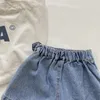 16103 nouvel été enfants filles Denim Shorts respirant enfants fille culottes jupe-pantalon jean Shorts