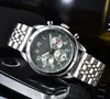 2023 أعمال الموضة chronograph dial panda eye eye steel felest band men watch watch watches bb004