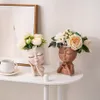 Fioriere Vasi Fiore Decorativo Ragazza nordica Ornamento Pianta grassa Vaso da tavolo Decorazioni per la casa 230329