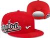 Baseball Verstelbare BOS SOX CHI NY LA Sporthoeden Snapback Caps voor Heren Dames Zomer Zon Stretch Snapback Cap Hoed Gemonteerd Team Strapback Hip Hop A5