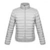 Doudoune homme automne et hiver chaud canard blanc ultraléger col montant décontracté imperméable